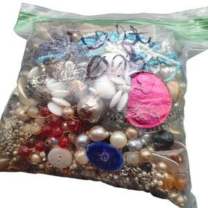 Vintage & Modern Jewelry Lot - Mixed Styles, Estate Parts for Repair/Crafting